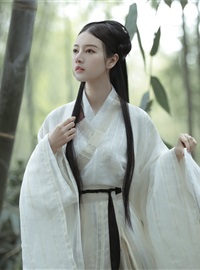 Pure fairy bamboo forest ancient costume only beautiful photo(9)